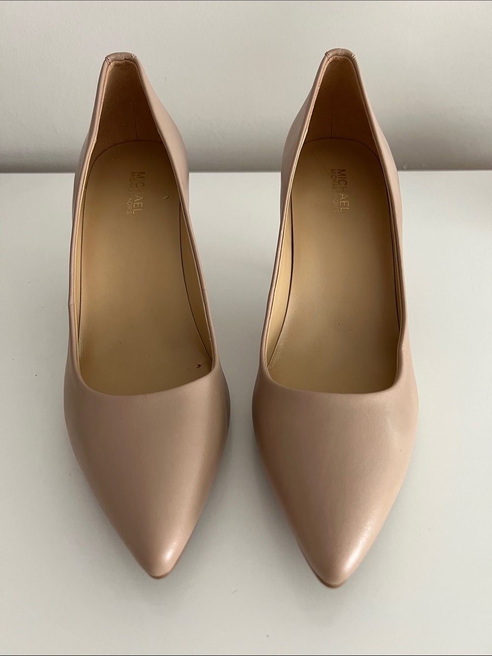 Michael KorsWomen's Pointed Toe Pumps in Nude